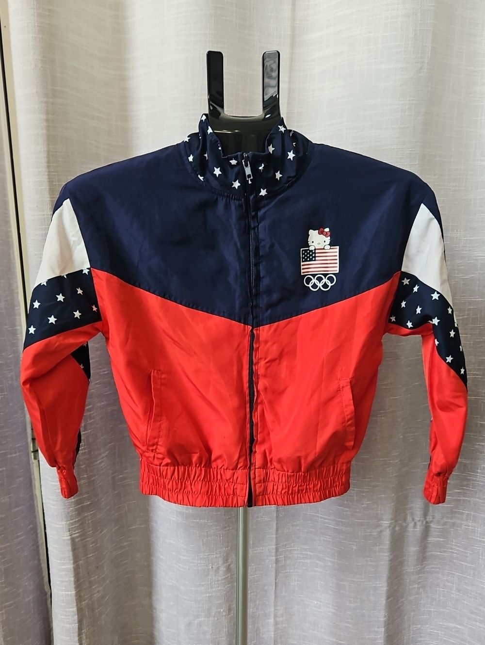Hello Kitty x Team USA Olympic Windbreaker Track Jacket